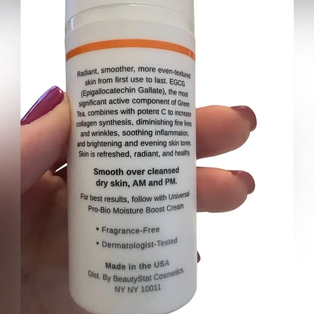 NIB BeautyStat Universal C Skin Refiner 20% Vitamin C‎ Brightening Serum, 1-oz
